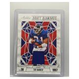 Tiki Barber 2024 Absolute Draft Diamonds Patch