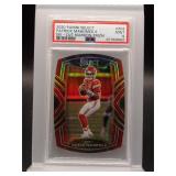 Patrick Mahomes II 2020 Select Club Die-Cut PSA 9