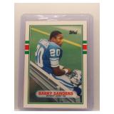 Barry Sanders 1989 Topps RC