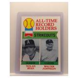 Nolan Ryan Walter Johnson 1979 All-Time Leaders