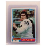 Jim Plunkett 1981 Topps