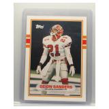 Deion Sanders 1989 Topps Traded Rookie