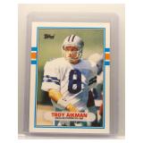 Troy Aikman 1989 Topps Traded Rookie