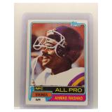 Ahmad Rashad 1981 Topps