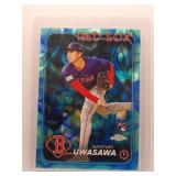 Naoyuki Uwasawa 2024 Topps Chrome Rookie Blue...