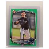 Thomas White 2025 1st Bowman Prospects Green /99