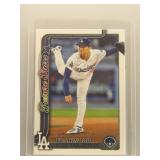 Yoshinobu Yamamoto 2025 Topps Future Stars