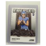 Drake Maye 2024 Score Emerged Rookie