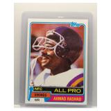 Ahmad Rashad 1981 Topps All Pro