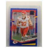 Travis Kelce 2023 Donruss Blue Clear /99