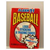 1991 Fleer Baseball Sealed Wax Pack