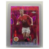 Rasmus Hojlund 2025 Topps Chrome Pink Lava /250