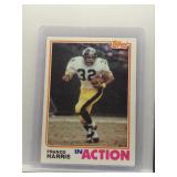 Franco Harris 1982 Topps In Action