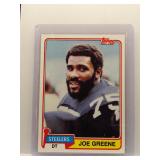 Joe Greene 1981 Topps