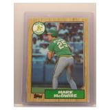 Mark McGwire 1987 Topps