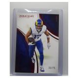 Puka Nacua 2025 Immaculate Collection Red /75