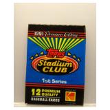 1991 Stadium Club 1st Series Sealed Pack