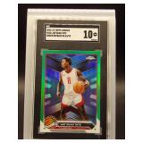 Jae'Sean Tate 2023 Topps Chrome Green /99 SGC 10