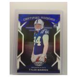 Tyler Warren 2025 Certified Rookies Refractor