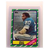 Billy Sims 1986 Topps