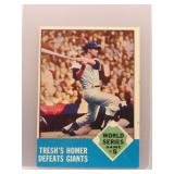 Tresh's Homer Defeats Giants 1963 Topps World...