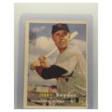 Jerry Snyder 1957 Topps