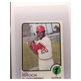 Lou Brock 1973 Topps