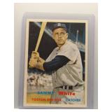 Sammy White 1957 Topps