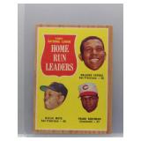 Willie Mays F Robinson 1962 Topps Home Run Leaders