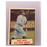 Babe Ruth 1961 Topps Baseball Thrills