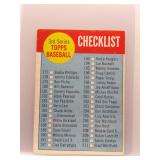 1963 Topps 3rd Series Checklist