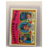 B. Hooton, G. Hiser, E. Stephenson 1972 Topps...