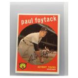 Paul Foytack 1959 Topps