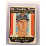 Joe Shipley 1959 Topps Rookie