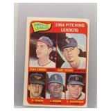 1965 Topps AL Pitching Leaders