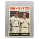 W. McCovey & L. Wagner 1964 Topps