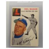 Del Baker 1954 Topps