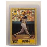Barry Bonds 1987 Topps Rookie