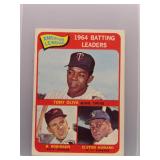 T. Oliva, B. Robinson 1965 Topps Batting Leaders