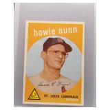 Howie Nunn 1959 Topps