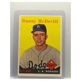 Danny McDevitt 1958 Topps