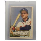 Willard Marshall 1952 Topps