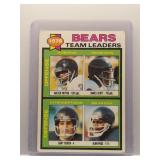 W. Payton, A. Page 1979 Topps Bears Team Leaders