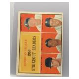 Jim Bunning 1961 Topps Strikeout Leaders