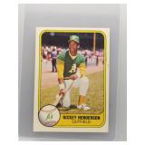 Rickey Henderson 1981 Fleer