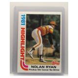Nolan Ryan 1982 Topps Highlights