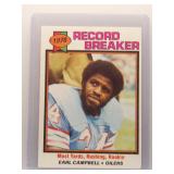 Earl Campbell 1979 Topps Record Breaker