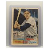Sammy White 1957 Topps
