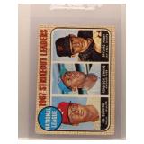 J. Bunning, G. Perry 1968 Topps Strikeout Leaders
