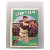Gen Baker 1959 Topps